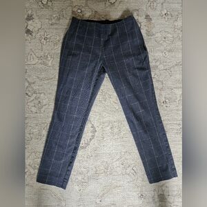 a new day Women's Blue Checkered Ankle Pants.